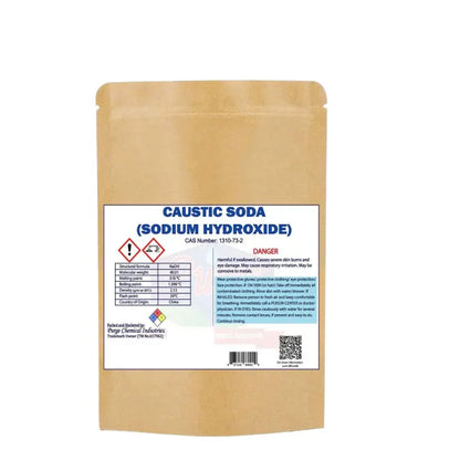 Purge Caustic Soda - Sodium Hydróxide 99.9% Pure - Sodium Hydrate - Drain Opener - Soap & Shampoo Raw Material