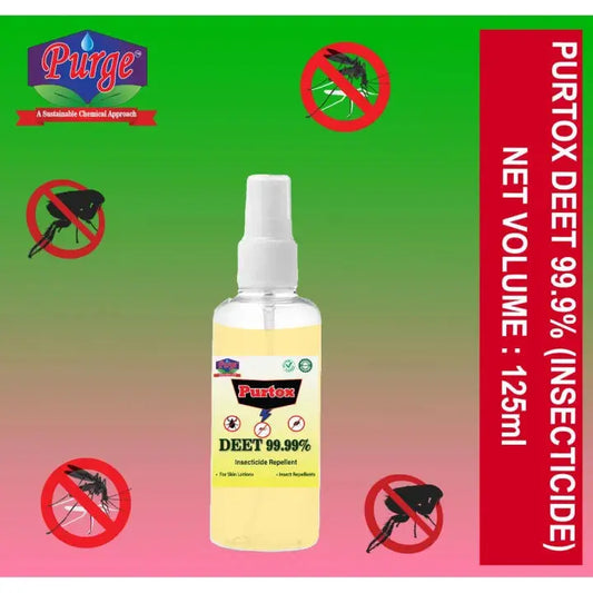 Purtox Deet 99.9% - Insecticide - Insect Repellent - Mosquito Repellent Purge