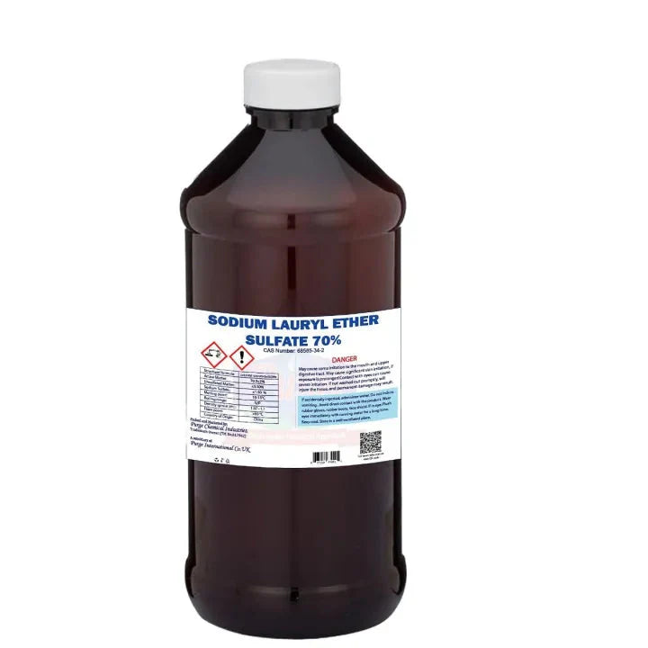 Purge Sodium Lauryl Ether Sulphate - Shampoo Base - Foam Boaster - Surfactant - Sles 70 Purge