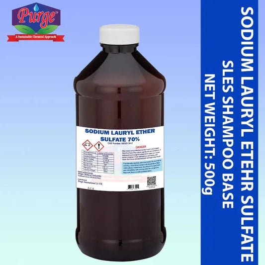 Purge Sodium Lauryl Ether Sulphate - Shampoo Base - Foam Boaster - Surfactant - Sles 70 Purge