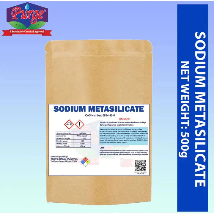 Sodium Metasilicate - Laundry - Floor Cleaning - Insecticides - Fungicides -Antimicrobial Purge