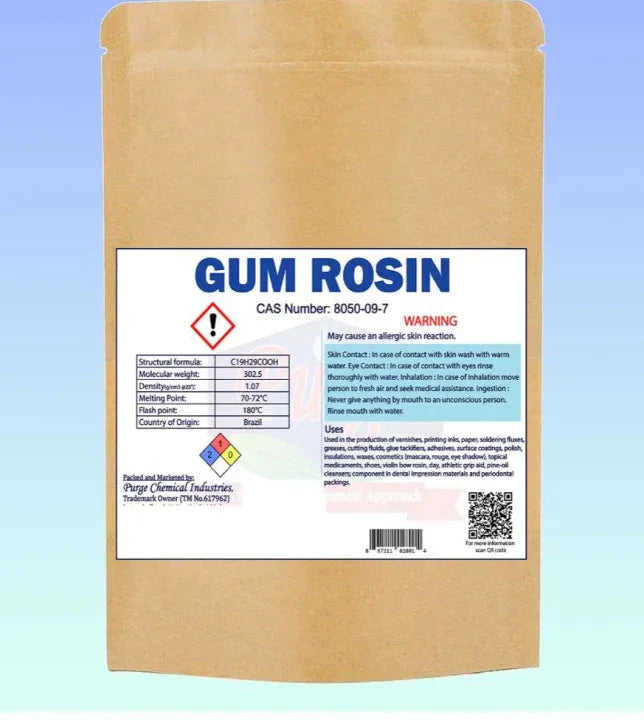Purge Gum Rosin - Pine Tree Rosin - Ganda Behroza - Raw Material - Baroza Purge
