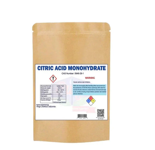 Citric Acid Monohydrate - Tatri - Citrus Fruits Constituents - Preservatives - Limescale Remover - Rust Remover - Water Softener Purge