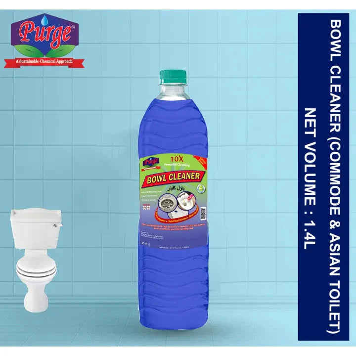 Purge Bowl Cleaner & Deodorizer - Bathroom Cleaner - Antibacterial Liquid - Fragrant -Bathroom Cleaner - Drain Opener - For Schools, Offices, Banks, Prisons, Hospitals, Hotels, Houses Of Worship And Nursing Homes Purge