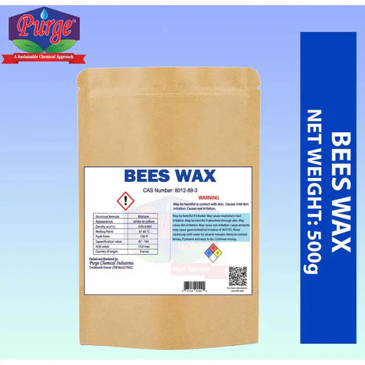 Purge Beeswax - Bar Form - Light Beeswax - Cosmetic Grade - Triple Filtered Beeswax Purge