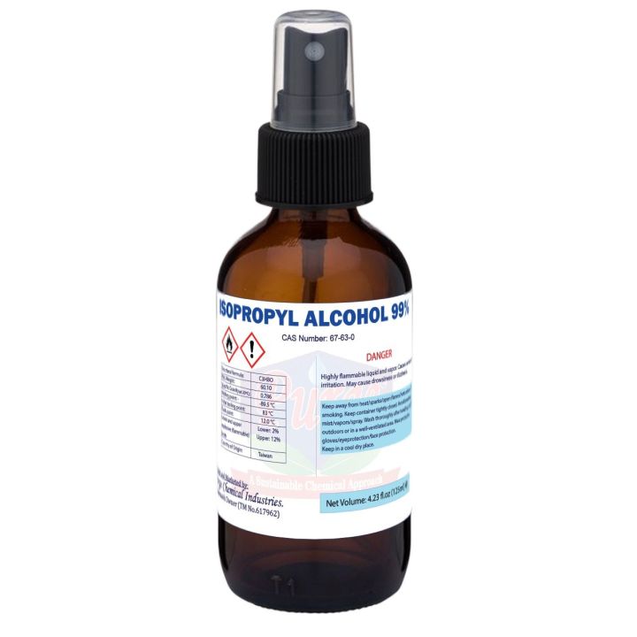 Isopropyl Alcohol 99% Pure Spray – Ready to Use Disinfectant