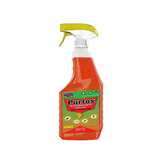 Purge Purtox Multipurpose Insects Repellent Spray - Premium Permethrin(5%) And Deet(25%) Clothing Insect Repellent Liquid - Safe For Clothes And Skin Purge