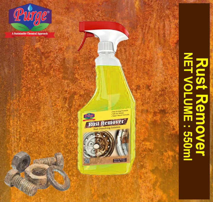 Purge Rust Remover Remove And Prevent Rust Stains In Bathrooms-Kitchens-Appliances-Metal Parts-Tools-Outdoors Purge