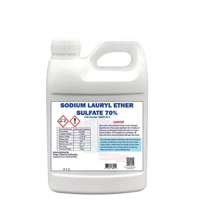 Purge Sodium Lauryl Ether Sulphate 70% - Sles 70% - Made In China - Shampoo Base - Foam Boaster Purge