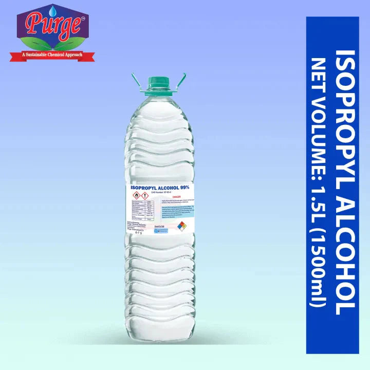 Purge Isopropyl Alcohol 99% - Isopropanol (Ipa) - Disinfectant - Medical Grade - For Cleaning Electronics, Art And Craft, Painting - Ipa 99% Purge