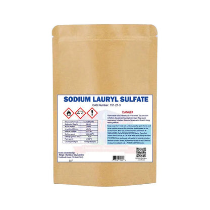 Purge Sodium Lauryl Sulphate - Sodium Dodecyl Sulfate - Sls Powder - For Making Sls Liquid, Laundry Detergent, Dishwashing Liquid - Foam Boaster - Surfactant Purge