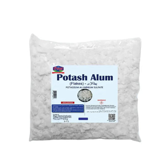 Potash Alum Rocks - White Potash Alum Crystal Rock - Potassium Aluminium Sulphate - Phatkari Purge