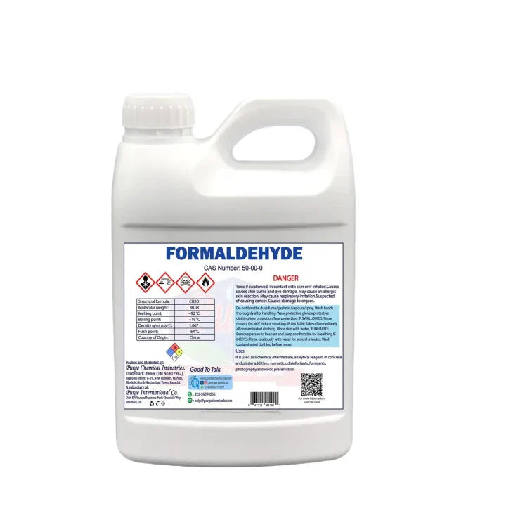 Purge Formalin - Formaldehyde 37% - Laboratory Grade - Antibacterial Purge